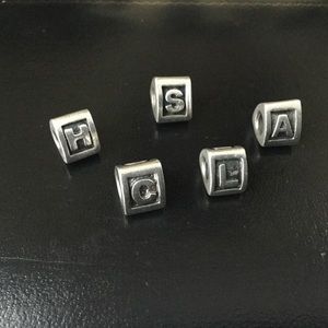 Pandora Alpha Letter “L” Charms 925 Silver